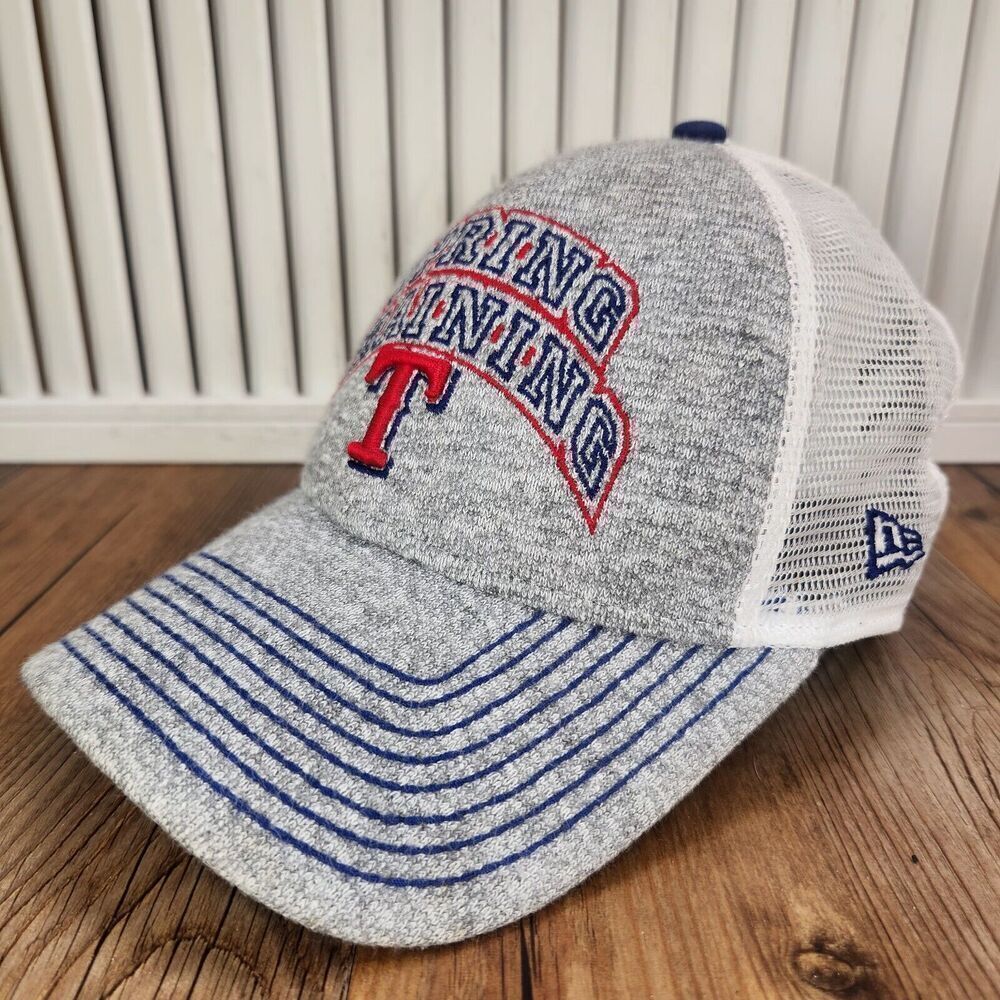 Texas Rangers Spring Training New Era 9forty Snapback Trucker Hat Cap MLB Womens